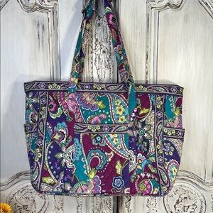 Vera Bradley Get Carried Away Overnight or Weekender Large size Bag